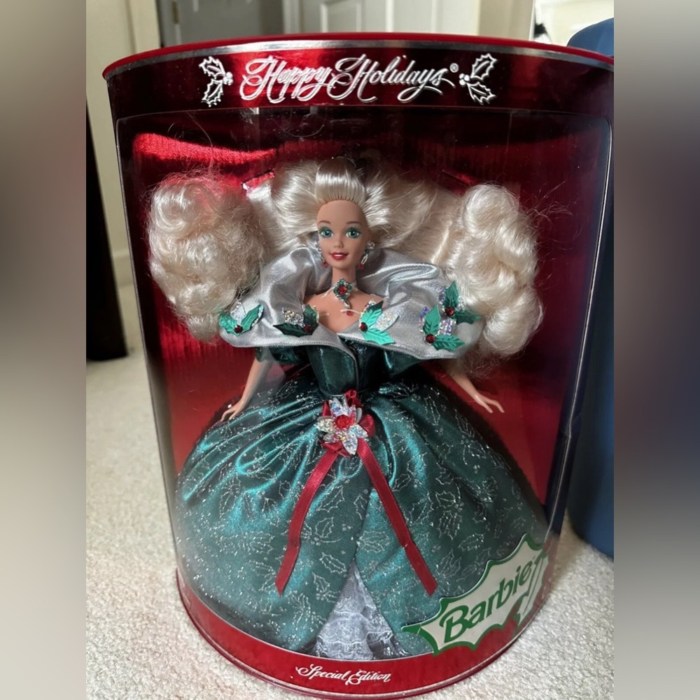 1995 Happy Holidays Special Edition Barbie Doll Mattel